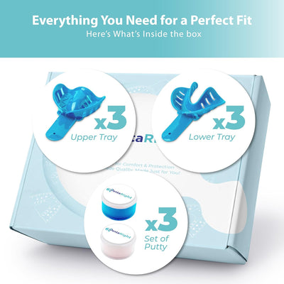 Custom-Fit Snap-On Teeth Veneers for Upper & Lower — Removable Cosmetic Veneers, Available in 4 Shades for a Natural-Looking Smile