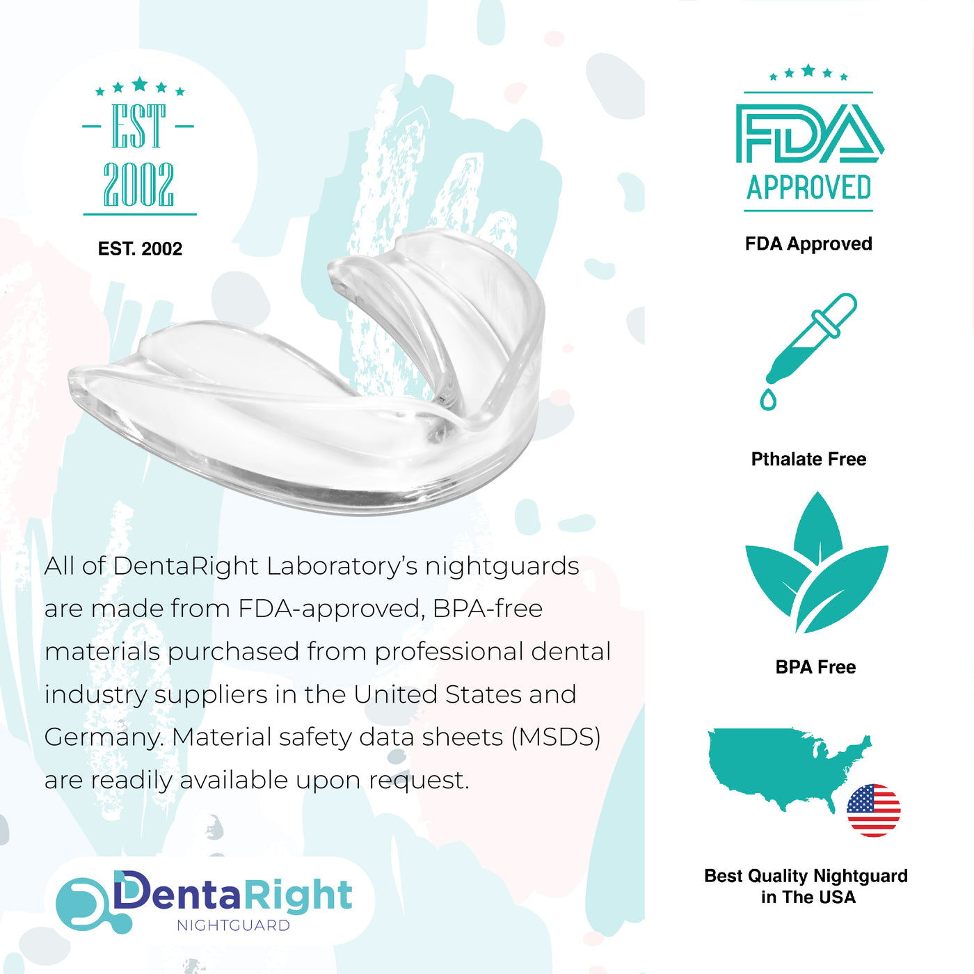 OraHefty: Moldable Nightguard Recommended for Regular Sized Mouth & for Mild to Heavy Teeth Grinders