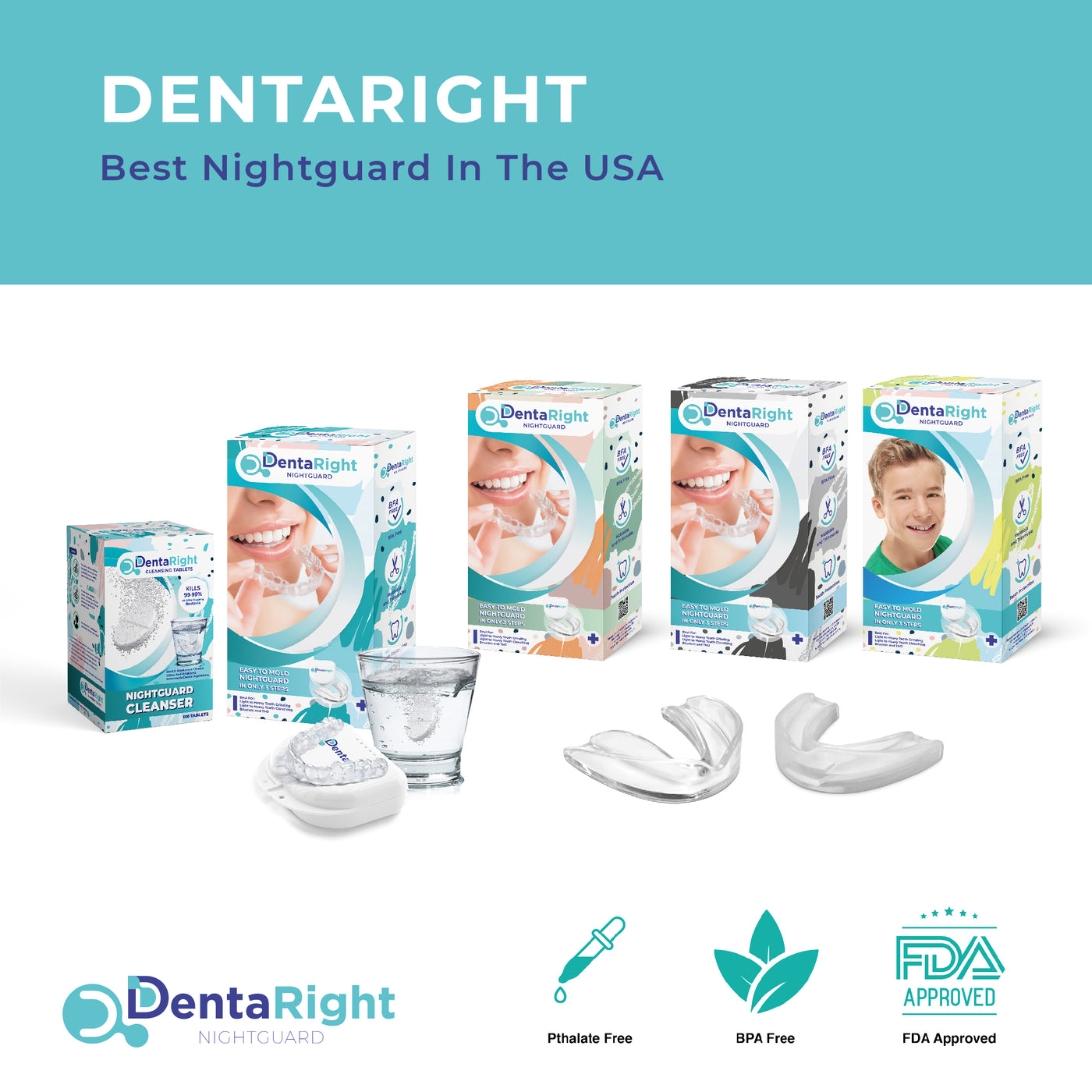 OraHefty: Moldable Nightguard Recommended for Regular Sized Mouth & for Mild to Heavy Teeth Grinders